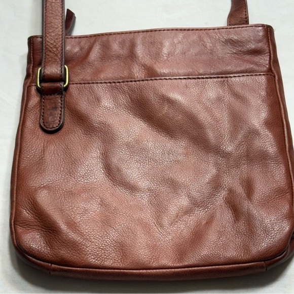 Margot Chestnut Leather Crossbody Bag - Picture 6 of 10